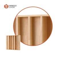 Sound Proof Decoration Ceiling Tiles Mdf Acoustic Board Baffle 3d Wood Acoustic Diffuser Wall Panel